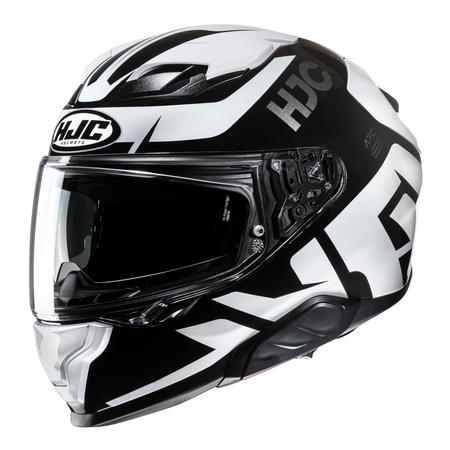 Kask motocyklowy integralny HJC F71 Bard czarny/biały