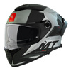 Kask motocyklowy MT THUNDER 4 SV EXEO GLOSS PEARL TITANIUM czarny szary