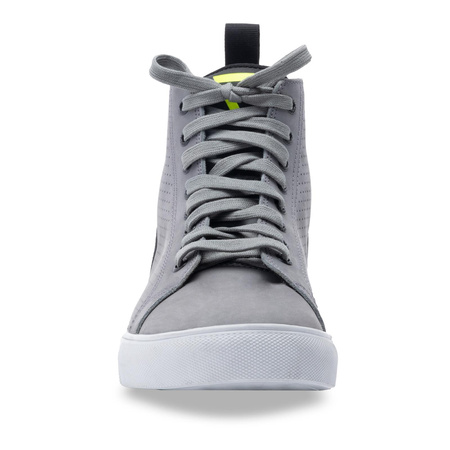 Buty motocyklowe trampki Rebelhorn TRAMP II szary-czarny-żółty fluo