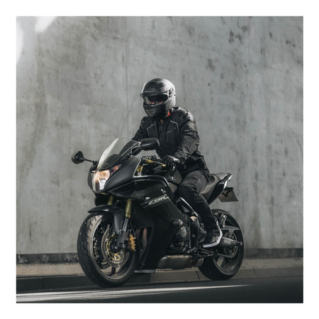 Kurtka motocyklowa tekstylna miejska OZONE PULSE czarna