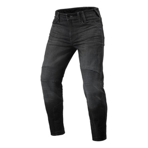 Spodnie jeans REVIT MOTO 2 DARK GREY USED czarny szary