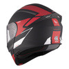 Kask motocyklowy MT GENESIS SV CAVE MATT BLACK/RED czarny czerwony biały
