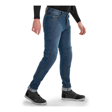 Spodnie jeans SHIMA RIDGE BLUE niebieski