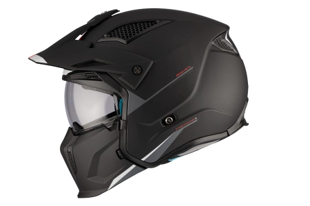 Kask motocyklowy MT STREETFIGHTER SV S SOLID MATT BLACK czarny mat