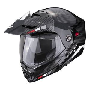 Kask motocyklowy SCORPION ADX-2 CAMINO BLACK/SILVER/RED czarny srebrny czerwony biały