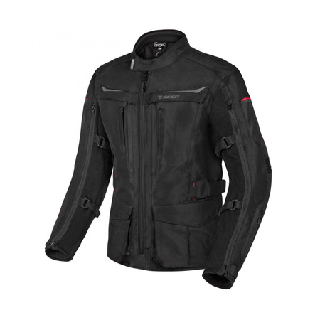Kurtka motocyklowa SECA DISCOVERY BLACK czarny
