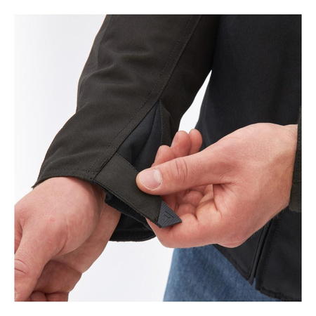 Kurtka motocyklowa tekstylna Rebelhorn SPARK czarny-szary-żółty fluo