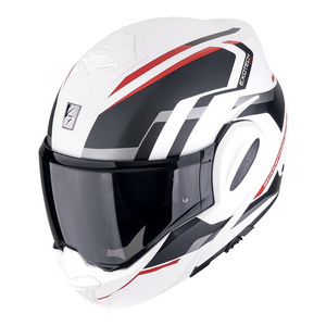 Kask motocyklowy SCORPION EXO-TECH EVO FURIO WHITE/BLACK/RED biały czarny czerwony