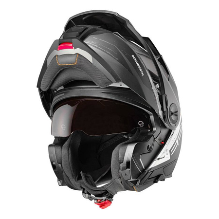 Kask motocyklowy SCHUBERTH E2 ECE EXPLORER ANTHRACITE czarny szary