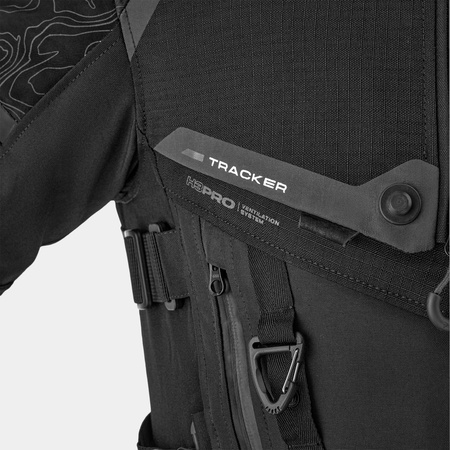 Kurtka motocyklowa SHIMA TRACKER BLACK czarny