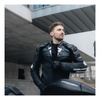 Kurtka motocyklowa skórzana sportowa/miejska Rebelhorn VANDAL czarny-biały