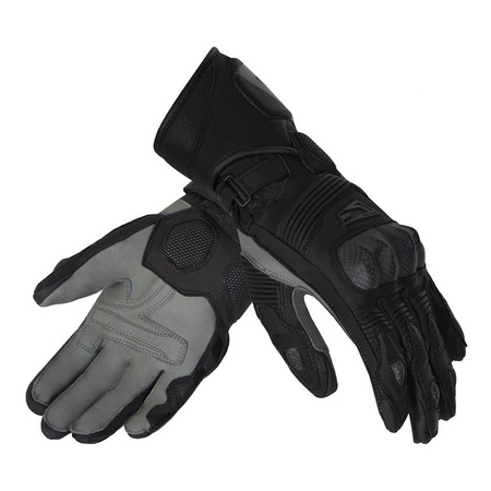 Rękawice motocyklowe sportowe Rebelhorn FIGHTER czarny