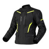 Kurtka motocyklowa tekstylna miejska/turystyczna OZONE TOUR III czarna żółty fluo