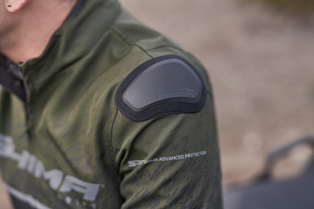 Kurtka motocyklowa tekstylna miejska Shima DRIFT khaki