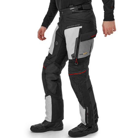 Spodnie motocyklowe SHIMA TRACKER LIGHT GREY szary