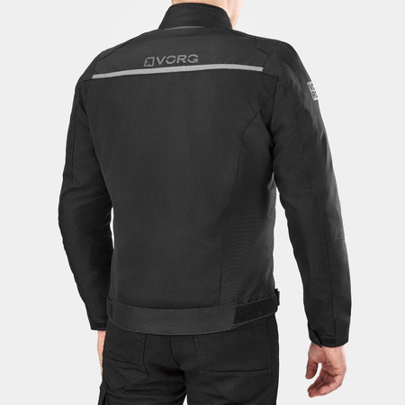 Kurtka motocyklowa VORG NANO BLACK czarny