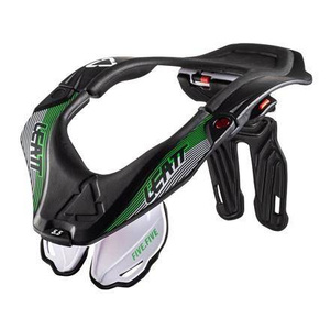 Ochraniacz motocyklowy karku LEATT 5.5 NECK BRACE BLACK czarny biały zielony
