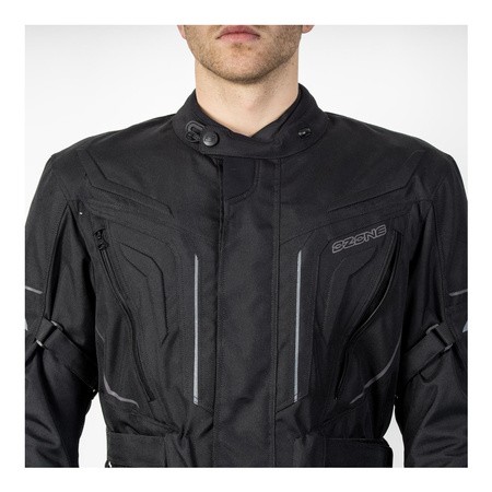 Kurtka motocyklowa tekstylna OZONE SAHARA czarna