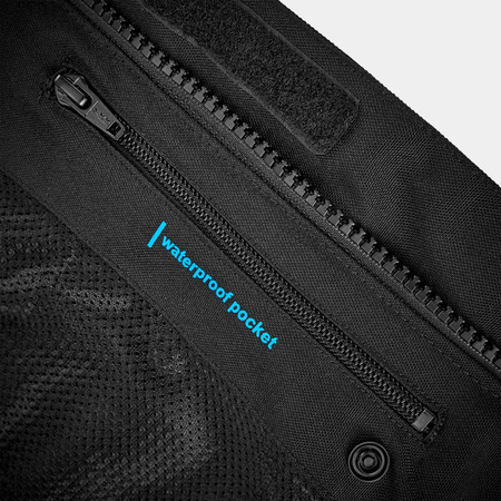 Kurtka motocyklowa VORG CUMULUS FLUO czarny szary żółty fluo