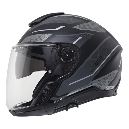 Kask motocyklowy SCHUBERTH J2 ECE SIGMA GREY czarny szary