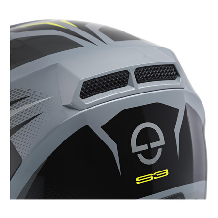 Kask motocyklowy SCHUBERTH S3 ECE APEX GREY szary czarny żółty fluo