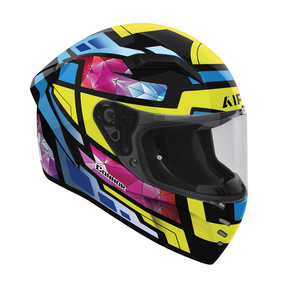 Kask motocyklowy AIROH CONNOR STARSHIP PINK MATT szary różowy czarny