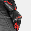 Rękawice motocyklowe sportowe skórzane Shima RS-3 czerwony