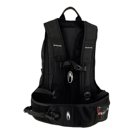 Plecak motocyklowy RICHA PADDOCK BLACK czarny biały