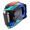Kask motocyklowy SCORPION EXO-R1 EVO AIR BLAZE BLACK/BLUE/RED czarny niebieski czerwony