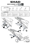 Stelaż boczny 3P SHAD kufra motocyklowego do BMW S1000XR