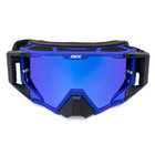 Gogle motocyklowe IMX Sand Blue Matt/Black - Szyba Blue Iridium + Clear (2 Szyby W Zestawie)