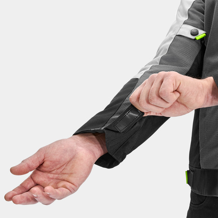 Kurtka motocyklowa VORG NANO GREY szary czarny żółty fluo