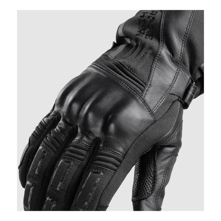 Rękawice motocyklowezimowe Rebelhorn TRACER WP czarny