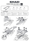 Stelaż kufra tylnego motocyklowego SHAD do Honda Forza 125 / 300