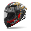 Kask motocyklowy AIROH CONNOR SAMURAI MATT szary złoty czerwony