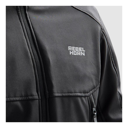 Kurtka motocyklowa tekstylna Rebelhorn SLASH czarny