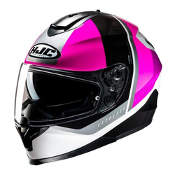 Kask motocyklowy integralny HJC C70N Alia różowy/srebrny