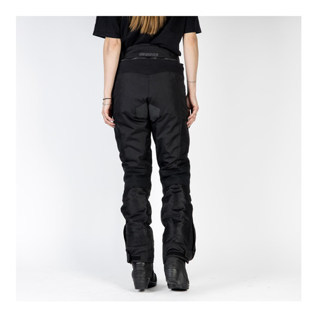 Damskie spodnie motocyklowe tekstylne OZONE FLOW czarne