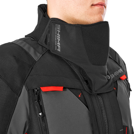 Kurtka motocyklowa tekstylna Shima HERO 2.0 czerwony