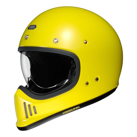 Kask motocyklowy offroad cross z daszkiem SHOEI EX-ZERO Żółty