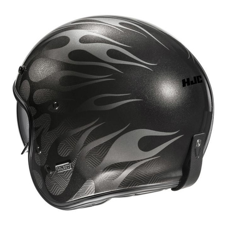 Kask motocyklowy otwarty HJC V31 FIRO BLACK czarny