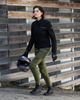 Damskie jeansy motocyklowe Shima GIRO 3.0 khaki