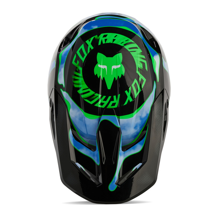 Kask cross offroad motocyklowy FOX V1 Atlas czarny/Green