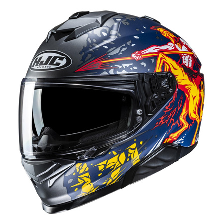 Kask motocyklowy HJC I71N Taurus szary/czarny