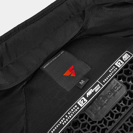 Kurtka motocyklowa tekstylna Shima SOLID 2.0 czarny/biały