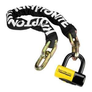 Zapięcie Motocyklowe KRYPTONITE New York 1410 Fahgettaboudit – Łańcuch z Kłódką, 14 mm x 100 cm – Uniwersalny