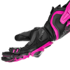 Rękawice motocyklowe damskie SHIMA RS-3 LADY PINK czarny różowy