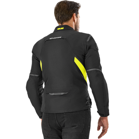 Kurtka motocyklowa tekstylna miejska/turystyczna Shima RUSH 2.0 fluo
