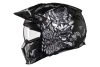 Kask motocyklowy MT STREETFIGHTER SV S HELLISH MATT BLACK/GREY czarny szary