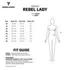 Damska kurtka motocyklowa skórzana miejska/sportowa Rebelhorn REBEL czarny-złoty